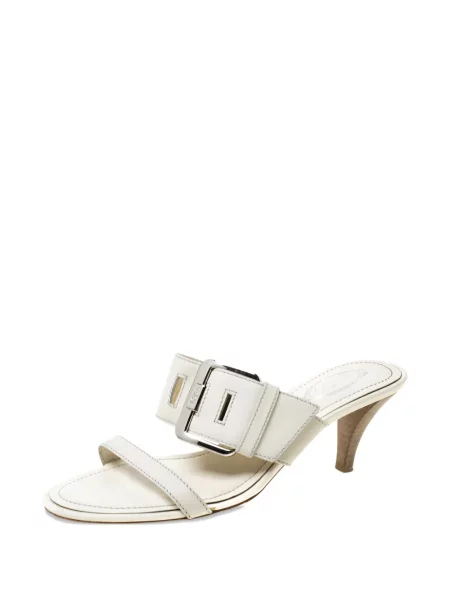Sandale Tod's cu cataramă alb