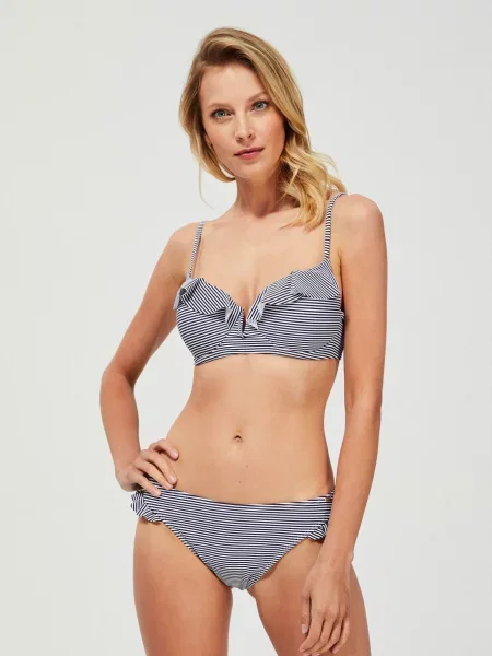 Bikini Moodo cu dungi negru