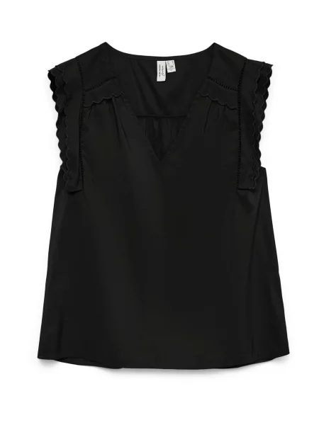 VERO MODA Bluză VMJENESIS' negru
