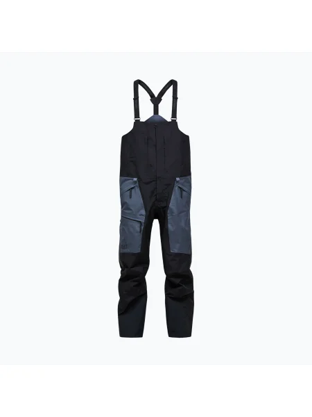 Pantaloni de schi pentru bărbați Peak Performance Vertical GTX Pro Bib black/mountain mist negru