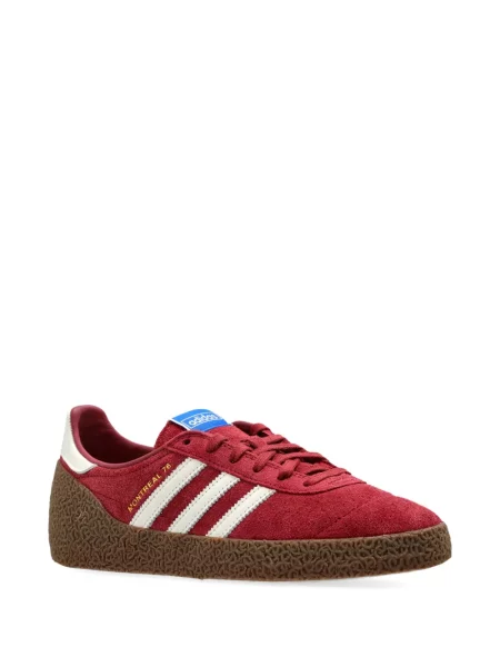 Fleece ριγέ sneakers Adidas με σχέδιο γκρι