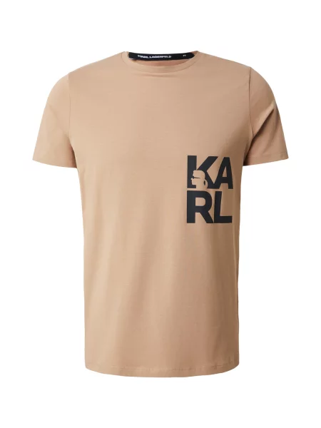 Karl Lagerfeld Tricou nisipiu negru