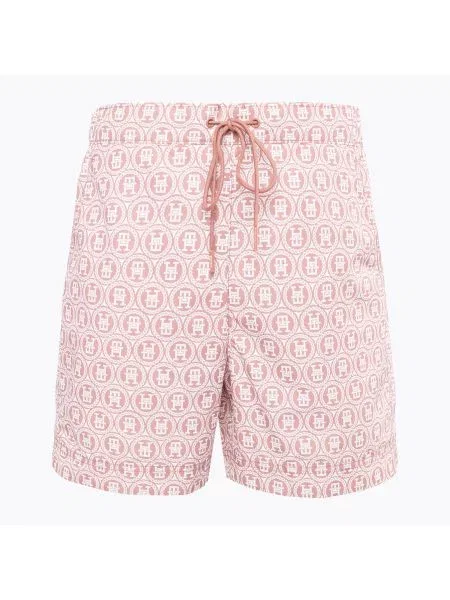 Szorty kąpielowe Tommy Hilfiger SF Medium Drawstring Print laurel teaberry blossom