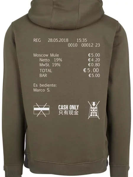 Mikina Mister Tee khaki