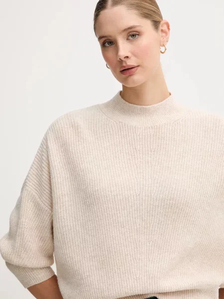 Светр із додаванням вовни OUI гольф бежевий