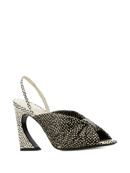 Sandale Fendi cu imagine negru