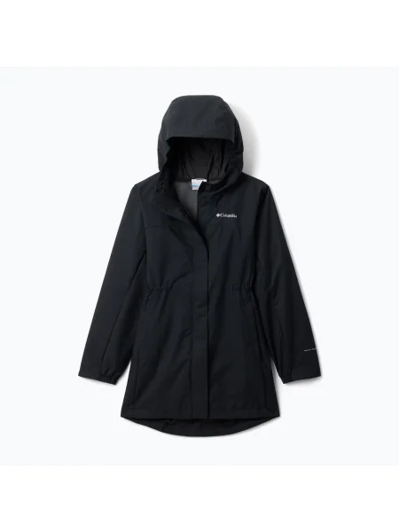 Gyerek esőkabát Columbia Hikebound Long black. Méret: S fekete