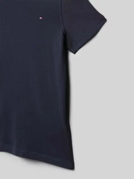 T-shirt z wyhaftowanym logo Tommy Hilfiger Teens granatowa
