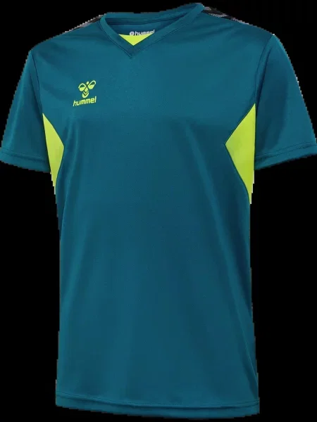 Hummel T-shirt krótki rękaw hmlAUTHENTIC PL JERSEY S/S KIDS z – BLUE niebieska
