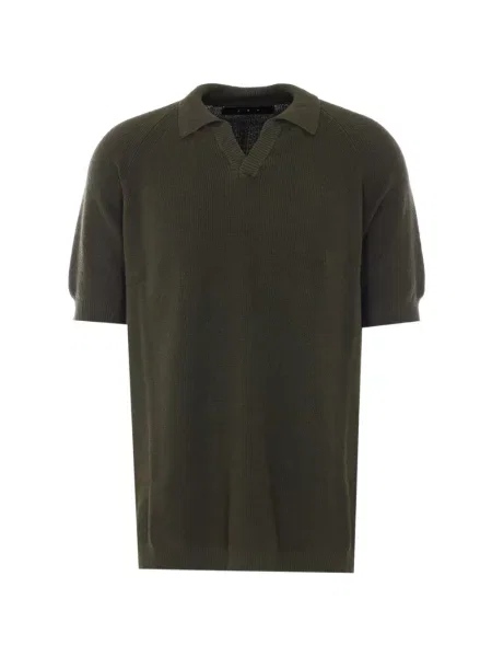 Pulover Jg1 cu decolteu în V verde