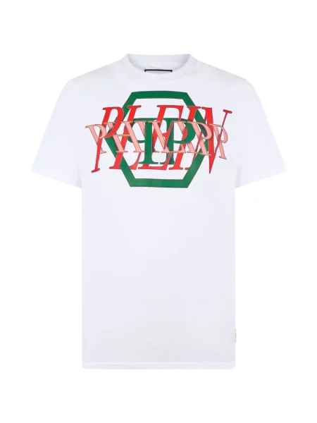 Tricou Philipp Plein cu autograf alb