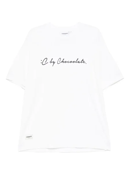 Tricou Chocoolate cu imagine alb