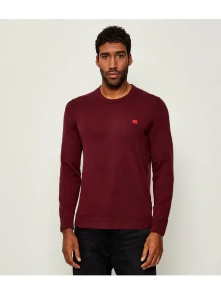 HUGO Pulover San Vișiniu bordo