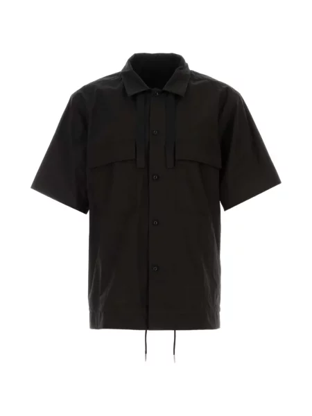 Košulja Sacai prsni džepovi crna