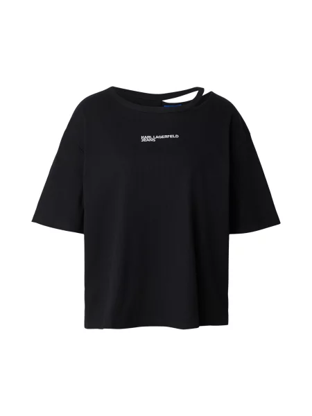 KARL LAGERFELD JEANS Tricou negru alb