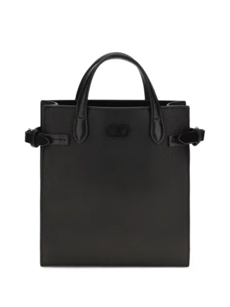 Geantă Valentino Garavani din piele negru