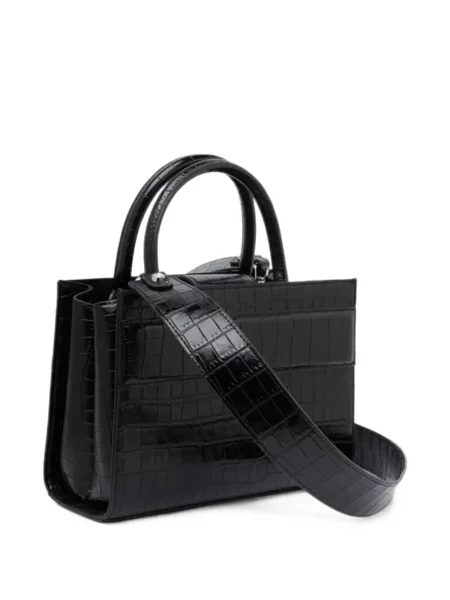 Geantă shopper Twenty Fourhaitch din piele negru