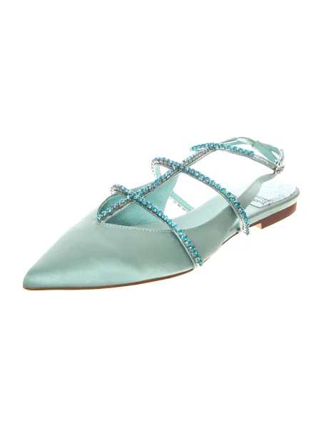 Balerinki Jeffrey Campbell niebieskie