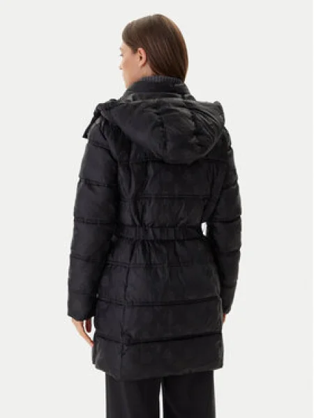 Bunda Guess s kapucňou čierna