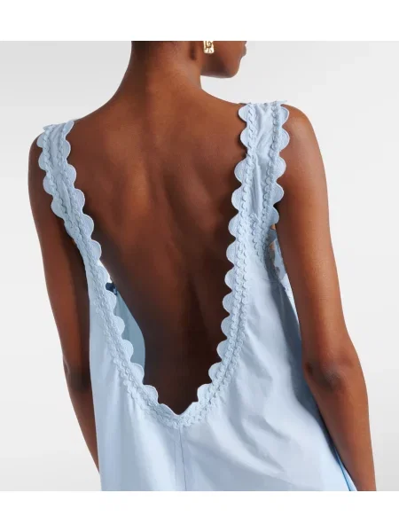Rochie Juliet Dunn cu broderie albastru