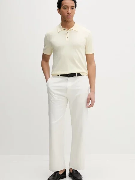 Calvin Klein póló férfi sárga