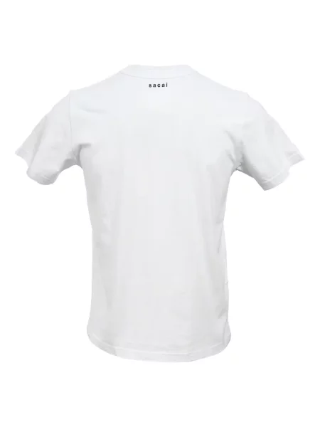 Tricou Sacai cu imagine alb