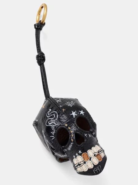 Usnjen obesek za ključe ZADIG&VOLTAIRE črna