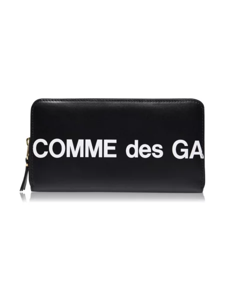 Portfel Comme Des Garcons Wallets z logo czarny