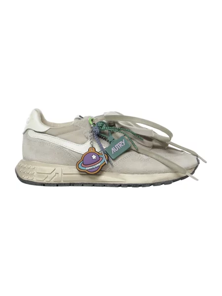 Sneakersy Autry skórzane retro beżowe