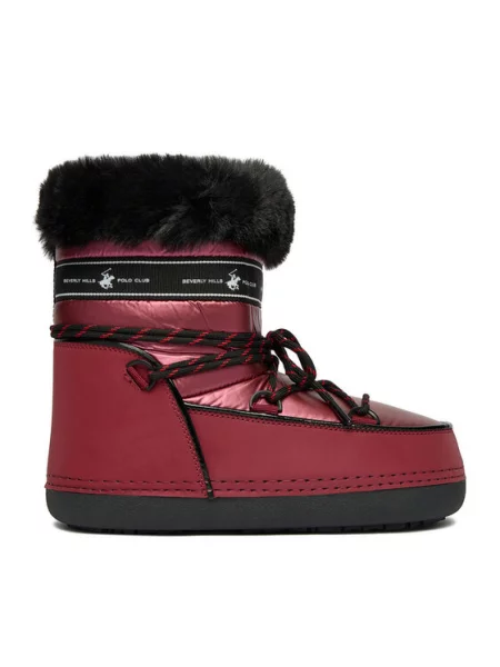 Beverly Hills Polo Club Škornji za sneg Bordo rdeča