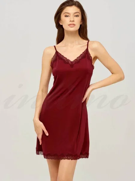 Короткая ночнушка червона