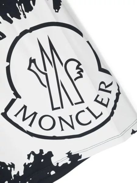 Koszulka dziecięca Moncler Enfant niebieska