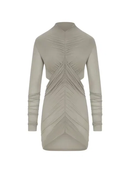 Rochie mini Rick Owens cu volane gri