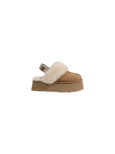 Trampki Ugg skórzane wsuwane beżowe