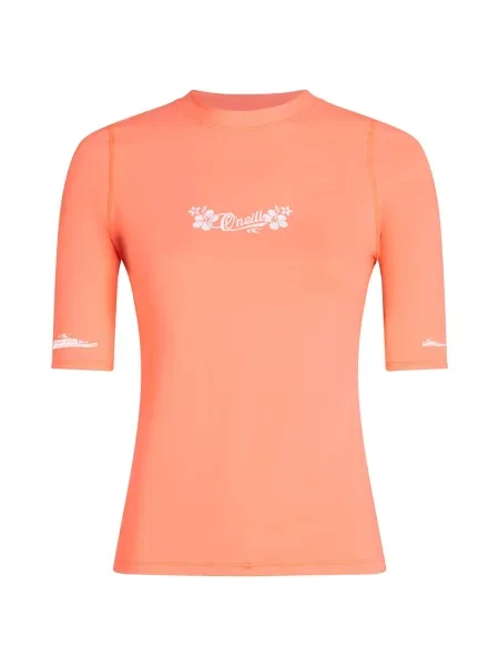 O'NEILL Tricou funcțional Skins portocaliu caisă alb