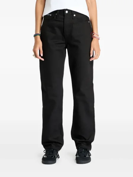 Blugi drepți Calvin Klein albastru