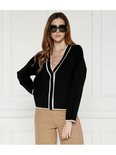 BOSS BLACK pulover flodina | negru