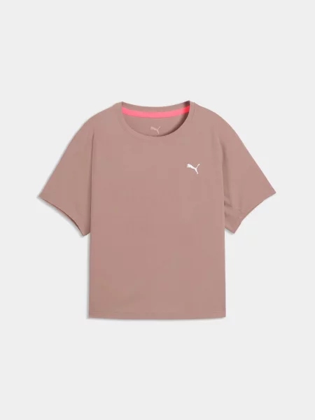 Футболка спортивна PUMA W Run Coolcell Tee комбінований верх бежевий