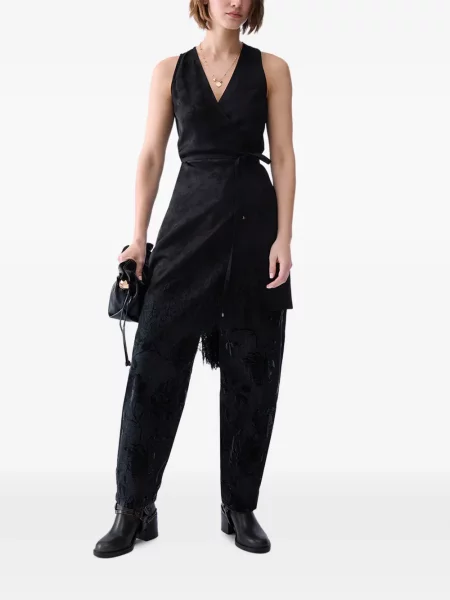 Pantaloni Liu Jo cu imagine negru