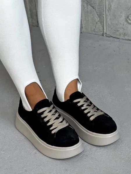 Замшеві Кросівки INNOE чорний