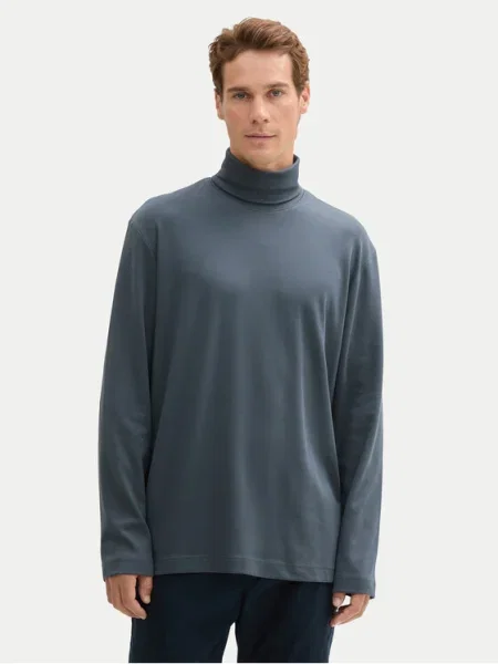 Tricou mânecă lungă Tom Tailor albastru