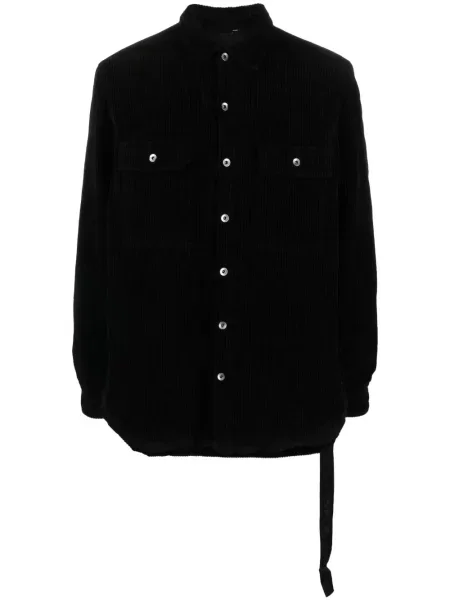 Geacă Rick Owens Drkshdw de catifea cord negru