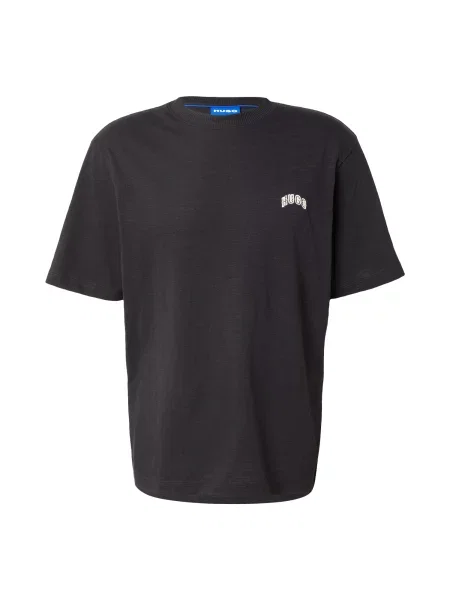 HUGO Tricou Nowboi' negru