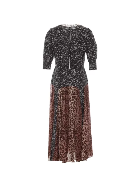 Rochie maxi Rixo cu buline cu imagine negru