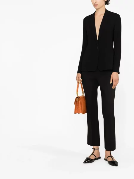 Kelnės Max Mara apkarpytas juoda