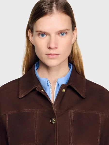 Куртка Sandro коричнева