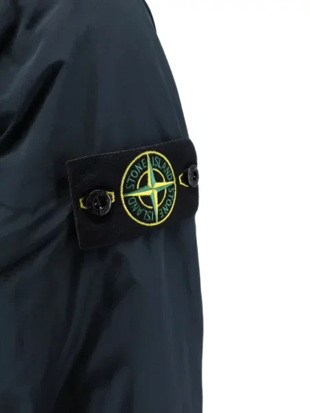 Lung palton Stone Island cu strasuri albastru