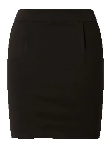 Spódnica mini Ichi z dżerseju czarna