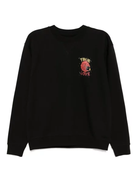 Hanorac Sky High Farm cu imagine negru