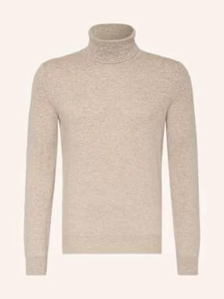 Zegna Golf Z Kaszmiru beige beżowy